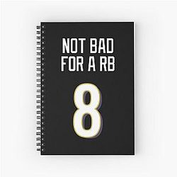Limited Edition Lamar Jackson 8 Baltimore Ravens Jersey Style Shirt Phone Case Mug Wall Tapestry Mask Perfect Gift Spiral Notebook
