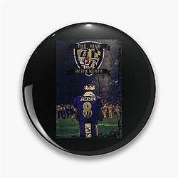 Lamar Jackson Classic T-Shirt Pin