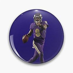 Lamar Jackson Ravens Throw Pin
