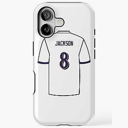 Lamar Jackson Jersey Phone Tough Case