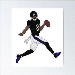 Lamar Jackson Celebrity Poster