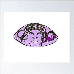 Ravens QB Lamar Jackson Baltimore Salute Poster