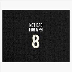 Limited Edition Not Bad For A RB Shirt Lamar Jackson 8 Baltimore Ravens Jersey Style Shirt Phone Case Mug Wall Tapestry Mask Perfect Gift Jigsaw Puzzle