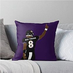 Lamar Jackson Big Truss iPhone Case Throw Pillow