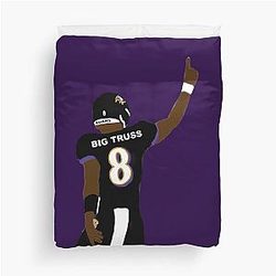 Lamar Jackson - Big Truss Duvet Cover
