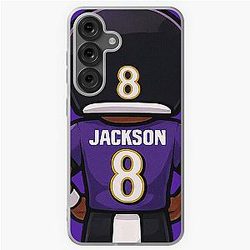 Lamar Jackson Shirt Baltimore Ravens NFL - Chibi Sticker Samsung Galaxy Case