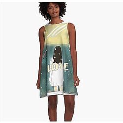 Lana Del Rey Love A-Line Dress 프리미엄 머치 스토어