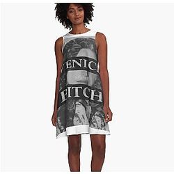 Lana Del Rey 베니스 바치 Lana Del Rey A-Line Dress 프리미엄 머치 스토어