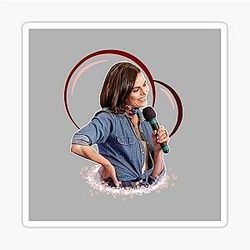 Cute Lana Parrilla Art Sticker
