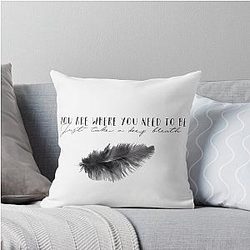 Lana Parrilla's Feathers Throw Pillow