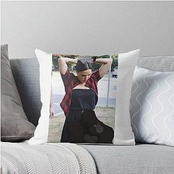 Lana Parrilla and Her Wild Animals Throw Pillow