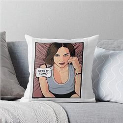 Lana Parrilla - Stay at Home Throw Pillow