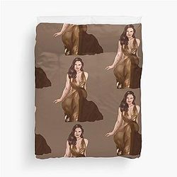 Lana Parrilla Gold Duvet Cover