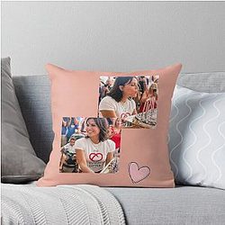 Lana Parrilla Heart Throw Pillow