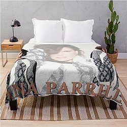Lana Parrilla Photo Shoot Throw Blanket