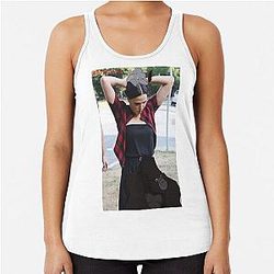 Lana Parrilla and her favorite wild animals Racerback Tank Top