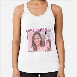Lana Parrilla Pretty Pink Racerback Tank Top