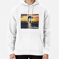 Orcas by Lana Parrilla Pullover Hoodie