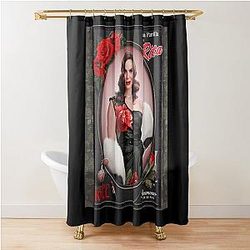 Graphic Lana Parrilla Men's Best Shower Curtain