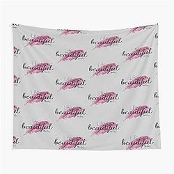 Life is beautiful - Lana Parrilla quote Tapestry