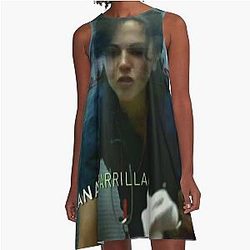 Lana Parrilla (Dr. Eva Zambrano) Vol.1 A Line Dress