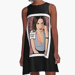 Poster Lana Parrilla Vintage Photo A-Line Dress