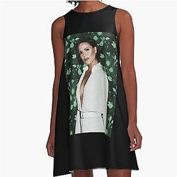 Retro Lana Parrilla Lover A-Line Dress