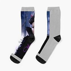 Retro Vintage Lana Parrilla Evil Queen Regina Mills Long Socks