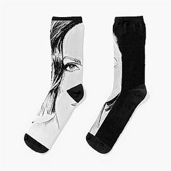 Retro Lana Parrilla Vintage Photo Socks