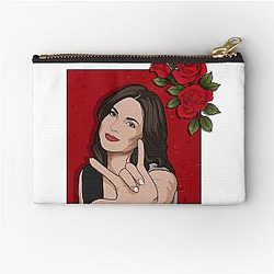 Lana Parrilla - Rose Zipper Pouch