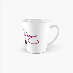 Lana Parrilla Drawing Hot Pink Signature Background Tall Mug