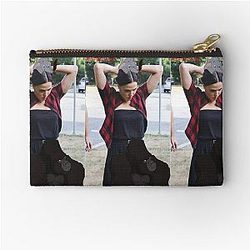 Lana Parrilla and her favorite wild animal Zipper Pouch