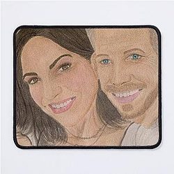 Lana Parrilla and Sean Maguire Mouse Pad