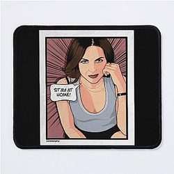 Lana Parrilla Vintage Photograp Mouse Pad