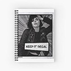 Lana Parrilla Keep it Regal Spiral Notebook