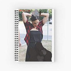 Lana Parrilla and her favorite wild animals spiral notebook
