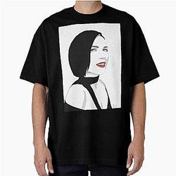 Lana Parrilla Line Art Oversized T-Shirt