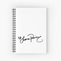 Lana Parrilla Autograph Merch Spiral Notebook