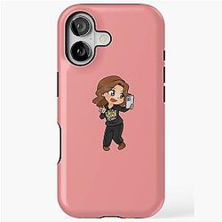 Lana Parrilla Chibi in KIR Hoodie iPhone Tough Case