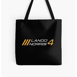 F1 Lando Norris 4 All Over Print Tote Bag RB1210
