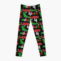 Lando Norris formula one F1 driver Monza Circuit 2023 Fan Art, besties Lando Norris, George Russell, Charles Leclerc Leggings RB1210