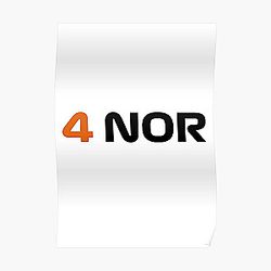 F1 Driver Lando Norris 4 Poster RB1210