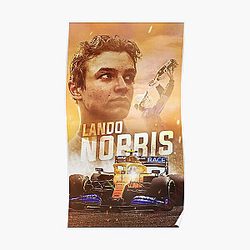 Wallpaper Lando Norris Art Poster RB1210