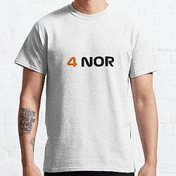 F1 Driver Lando Norris 4 Classic T-Shirt RB1210