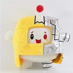 18cm White Boxy Robot Lankybox Plush