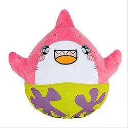 32cm Pink Patrick Thicc Shark Lankybox Plush