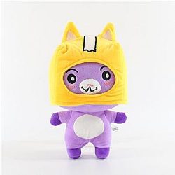 20cm Yellow Purple Foxy Landybox Plush