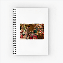 Last Christmas's main character works as a store elf Last Christmas Notebook
