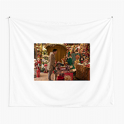 Last Christmas's main character works as a store elf Last Christmas Tapestries