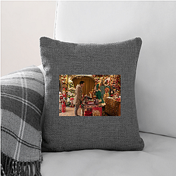 Last Christmas's main character works as a store elf Last Christmas Pillows Cover